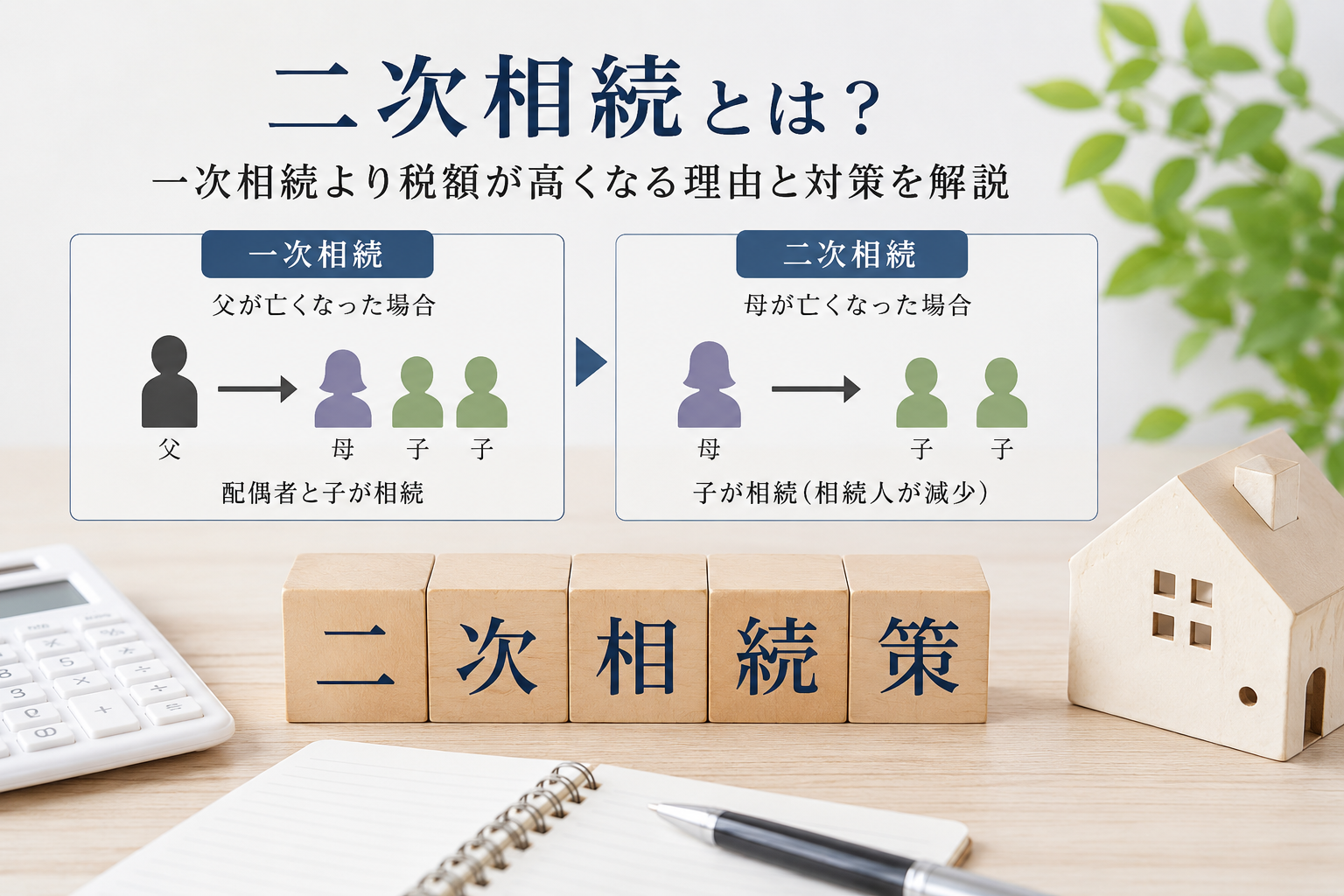 [池袋]二次相続とは？一次相続より税額が高くなる理由と対策を税理士が解説