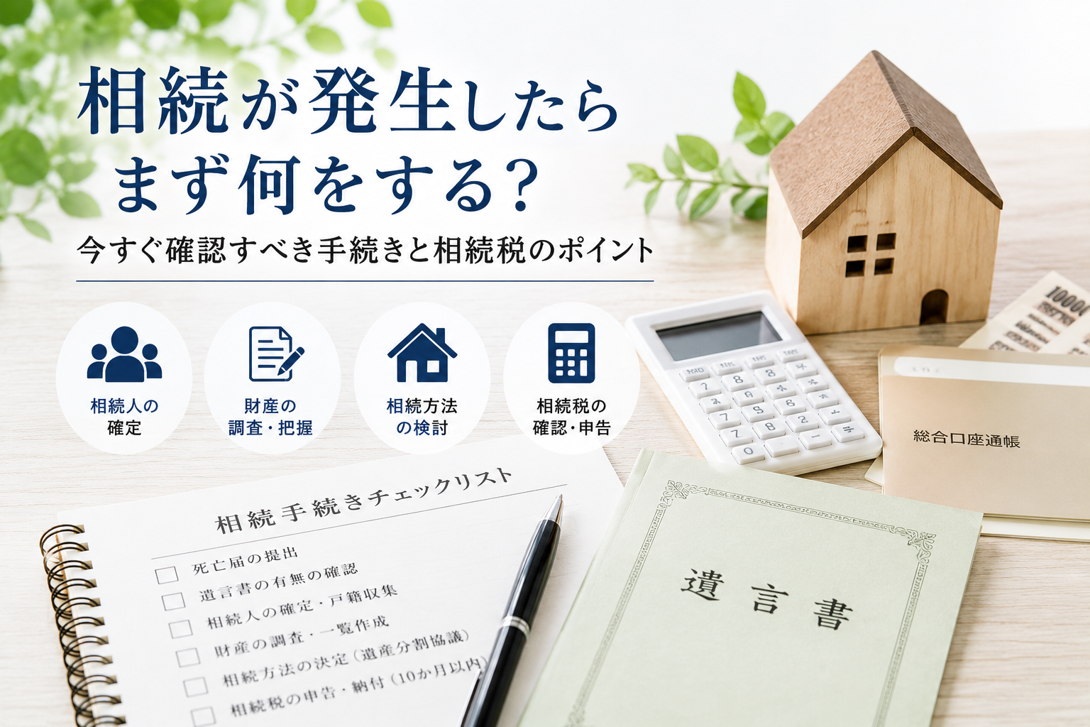 [池袋]相続が発生したらまず何をする？今すぐ確認すべき手続きと相続税のポイント
